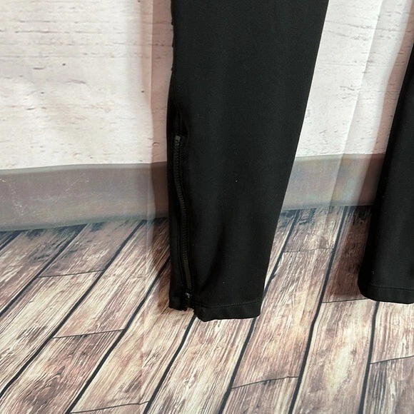 athleta delancey moto tight ankle zip stretch casual pants