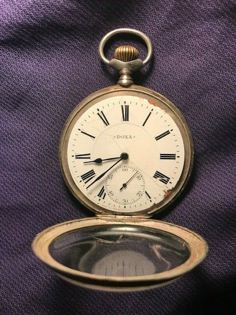 Antique DOXA MEDAILLE D'OR, MILAN 1906 Pocket Watch HORS CONCOURSE