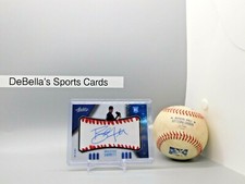 2021 Absolute Baseball Braxton Garrett Autograph Blue RC 83/99 Miami Marlins 127