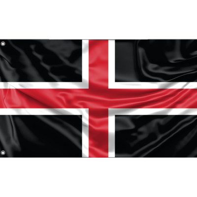 Durham, UK Flagge, Fahne Unikales Design, 90x150 cm, Herg. EU