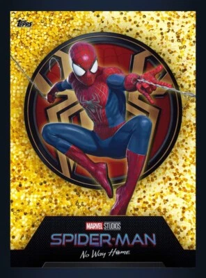 Topps Marvel Collect MCU Legacy Collection No Way Home Gold Amazing Spider-Man - Photo 1/3