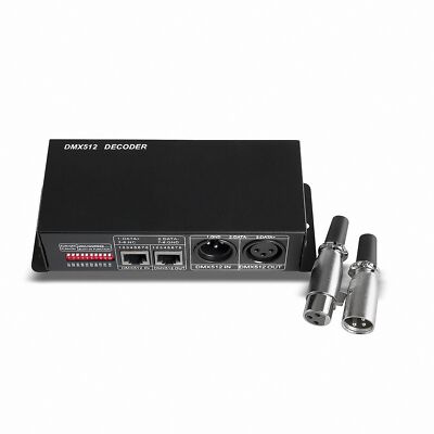 LED DMX 512 Decoder bis 4x4A 12V/24V für LED RGB/RGBW