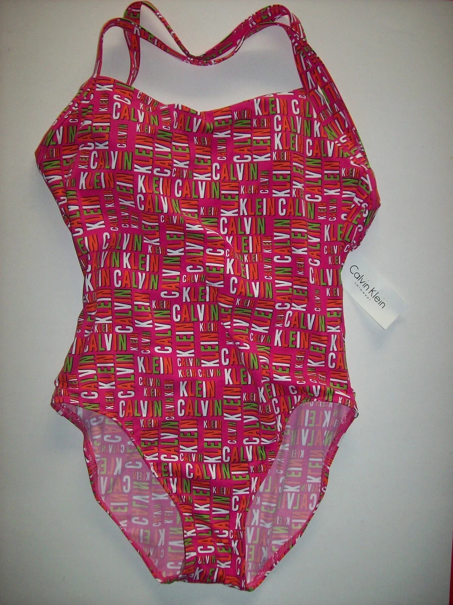 Calvin klein hotsell swimsuit pink
