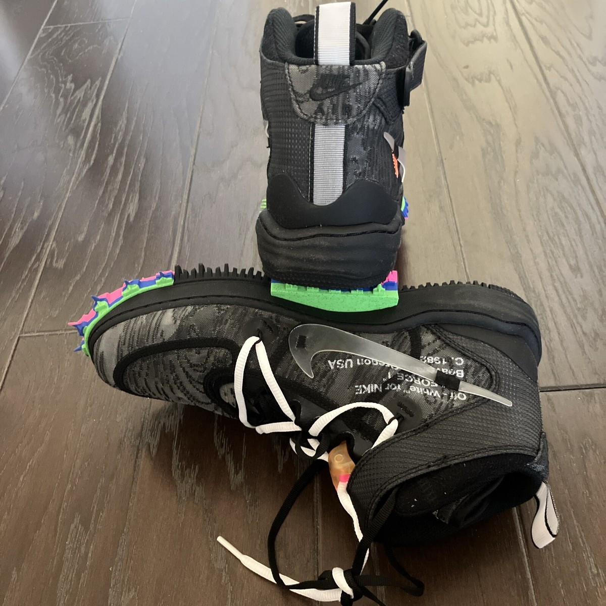 Size 9.5 - Nike Air Force 1 x Off-White Black 2022 | eBay