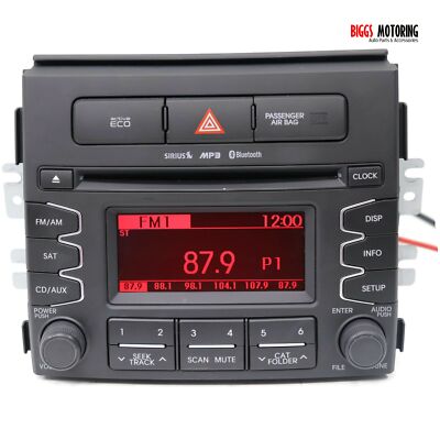 2012-2013 Kia Soul Radio Stereo Mp3 Bluetooth Cd Player 96170