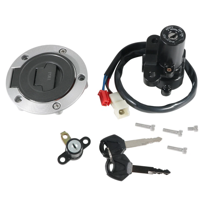 Juego de bloqueo de interruptor de llave de encendido para Yamaha YZF R6 R6 1999-2005 YZF-R1 R1 1998-2003 Foto 4 de 4