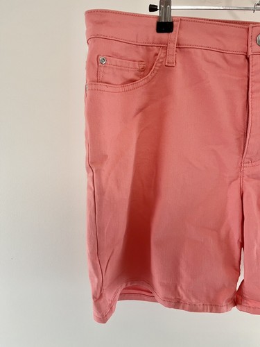 Pink Plus Size Jean Shorts Lee 20 M Midrise Regular Fit NWT Pink Women - Picture 4 of 12
