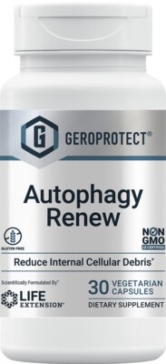 Life Extension Geroprotect Autophagy Renew AMPK Longevity 30 Caps.