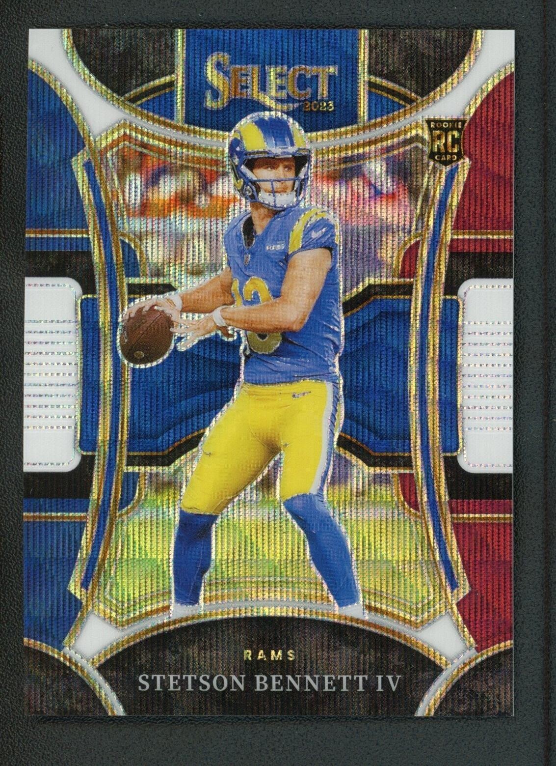 2023 STETSON BENNETT IV 110/149 PANINI SELECT SUITE LEVEL FOOTBALL NFL WAVE RC
