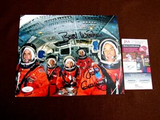 FRED GREGORY BEST WISHES STS-33-44-51B NASA ASTRONAUT SIGNED AUTO FUJI PHOTO JSA