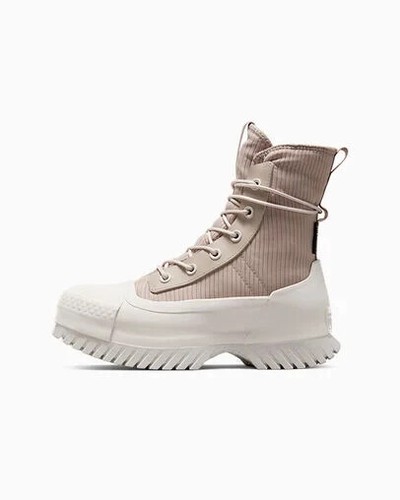 Converse CTAS Lugged 2.0 CC X HI Beige Impermeable Plataforma Bota Hombre A04668C - Imagen 8 de 17