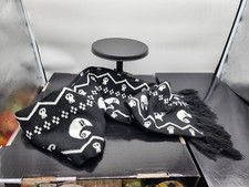 Nightmare Before Christmas Scarf Jack Skellington Knitted 90" NEW Disney NWT