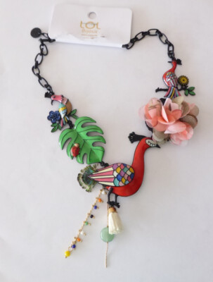 Les Pépettes Enamel Doll Brooch Indidi Grey LOL Bijoux lolilota
