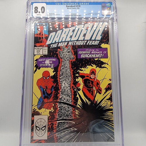 Daredevil #270 (1989) CGC 8.0 Marvel Comics 1st Appearance Of Blackheart - Picture 2 of 5