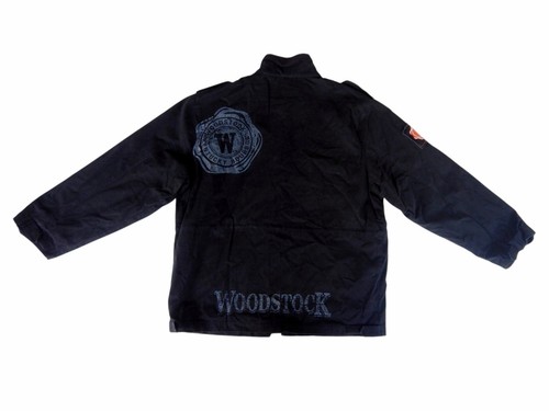 Woodstock Bourbon Australia Men's Black 100% Cotton Heavy Winter Jacket Coat XL - Picture 9 of 13