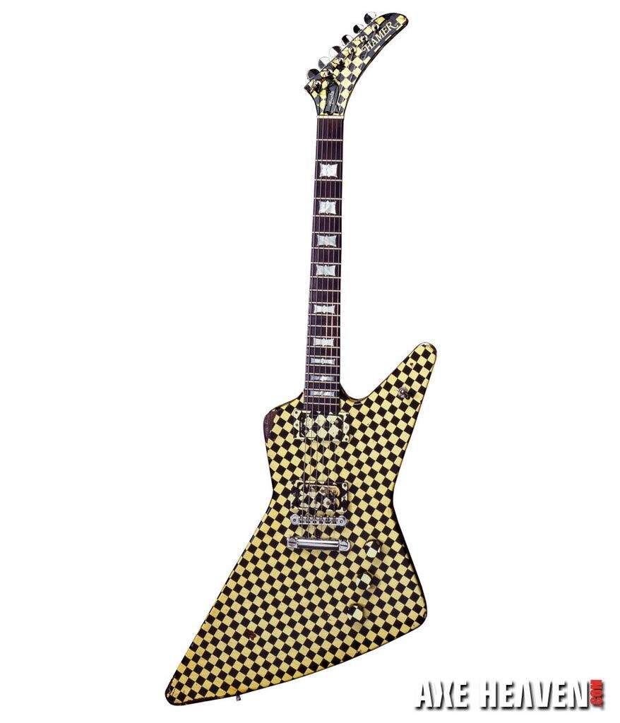 Cheap Trick Rick Nielsen ギターピック Rick Nielsen - Rick Nielsen Cheap Trick Checkered EXP Hamer