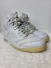 Nike Air Jordan 5 Retro Premium Pure Platinum 881432-003 Men’s 9.5 Leather Gray