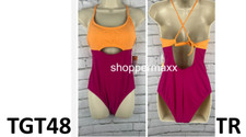 Women' Cut Out Colorblock Medium Coverage One Piece Swimsuit- Kona Sol, M 8-10
