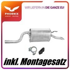 Fiat Punto 1.2 16V (1999-2012) Endschalldämpfer Auspuff Mit E-Prüfzeiche