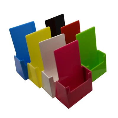 WHOLESALE POS Colour Leaflet Holder Flyer Menu Counter Dispenser Business Card Holder DL A5