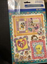 Vintage Sandylion BABY LOONEY TUNES BUGS TAZ TWEETY Stickers NIP Scrapbook
