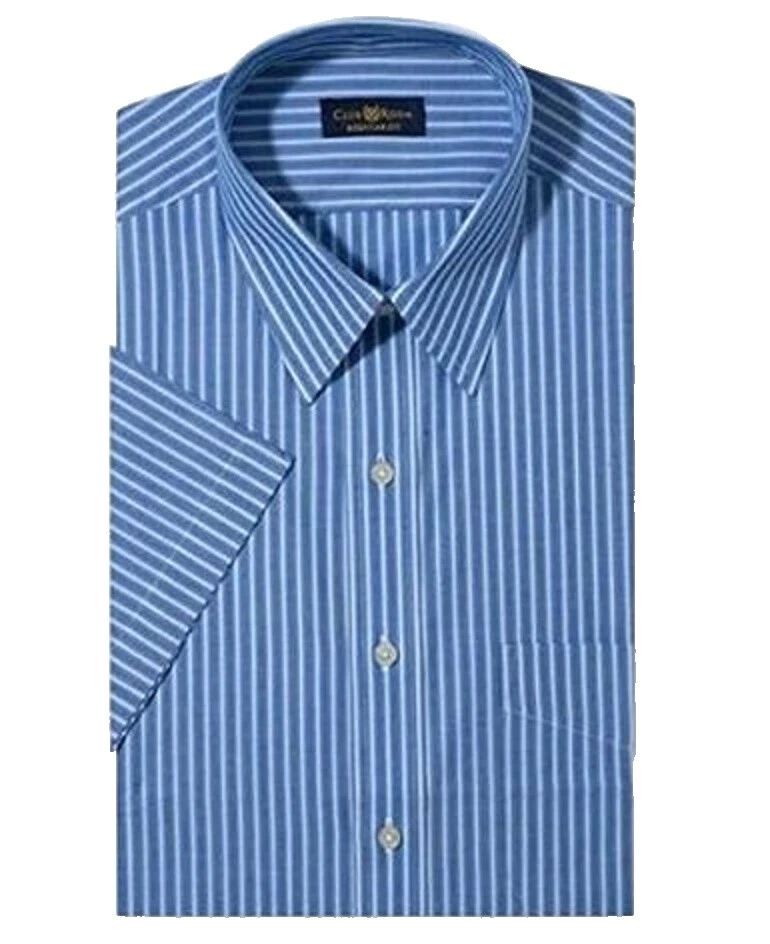 Club Room Regular Fit Striped Dress Shirts for Men
