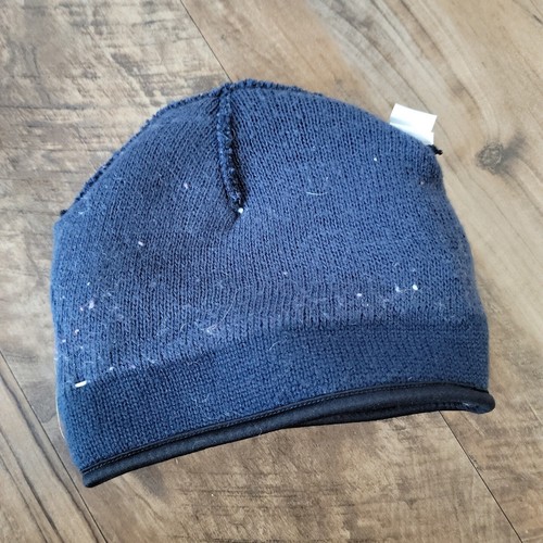 Men And Women's Thick Blue, White And Grey Beanie Acrylic Wool Hat - Picture 24 of 24