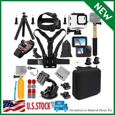 Accessories Kit Waterproof Housing Case for G0pro Hero 11/Hero 10/Hero 9 Black