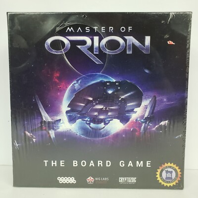 Master Of Orion Board Game New in Sealed Box 2-4 Players 2017 WG Labs Cryptozoic