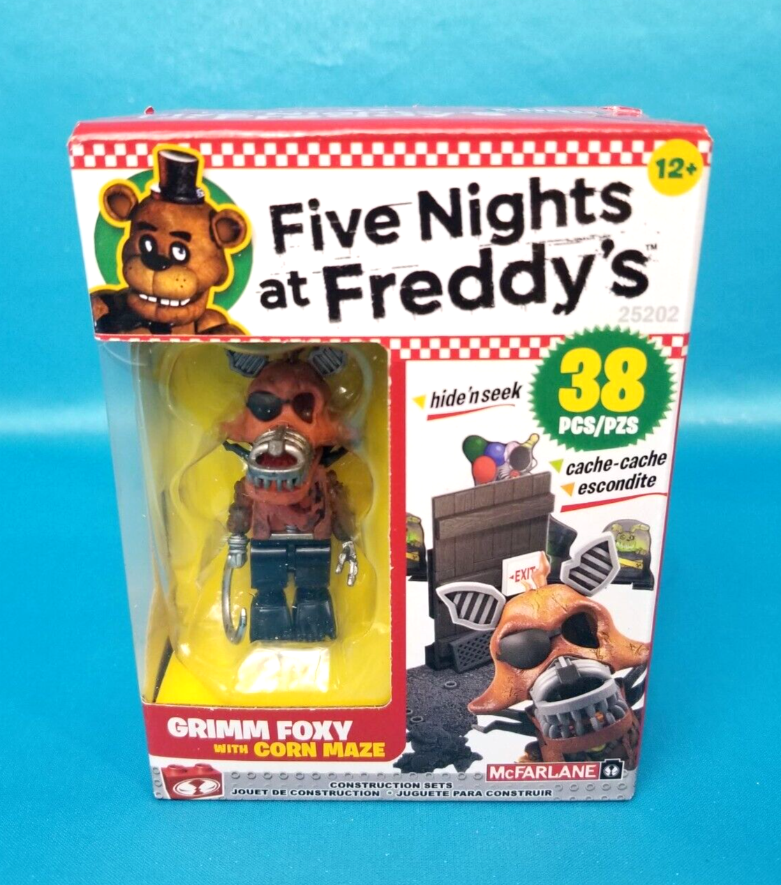 Five Nights at Freddy's Grimm Foxy Corn Maze 25202 FNAF 38 Pcs McFarlane  Set for sale online