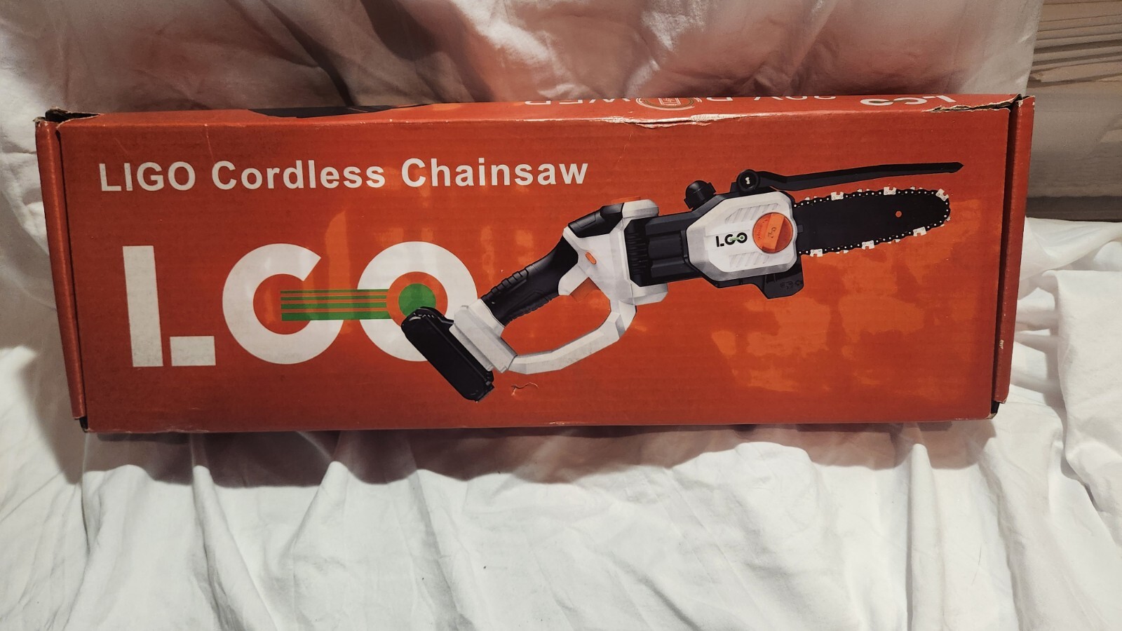 Ligo 20V Cordless Battery-Powered Chainsaw with Brushless Motor  