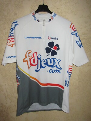 MAILLOT DE CYCLISME LA FRANCAISE DES JEUX (g)-LAPIERRE 2008/2009 - Maillots de cyclisme Ton Merckx - Tour à travers le monde des maillots de cyclisme