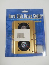 Hard Disc Drive Cooler Dual Fan SHDC-B 12V 4-Pin Connector 11.2 CFM