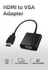 HDMI Male to VGA Female Adapter Converter Cable for Video HDTV DVD PC 1080P