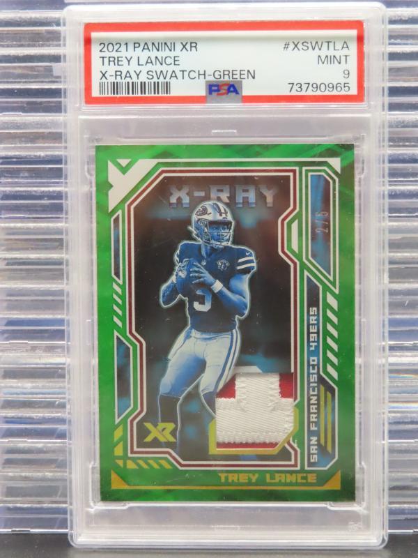 Trey Lance Panini XR X-Ray Swatches #XSWTLA Green