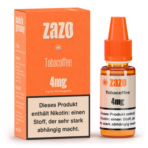 ZAZO Classics Tobacoffee - 10ml Liquid für E-Zigaretten mit 4/8/12mg Nikotin - Bild 1 von 6