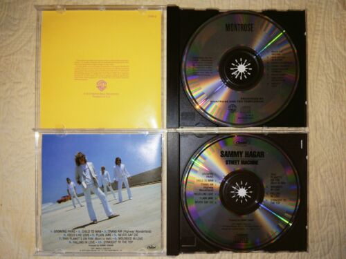 SAMMY HAGAR Street Machine, MONTROSE self titled, 2 Great Rock Cds -NM to Mint - Picture 3 of 4