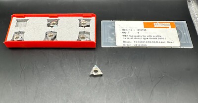 Schwanog WEP Indexable tip with Profile L=14,40, d=4,0 type Granit 2000. 6 pack