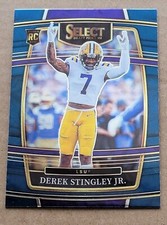 2022 Panini Select Draft Picks - Concourse Blue #20 Derek Stingley Jr. (RC)