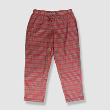 $31 Club Room Men's Red Classic Fit Lounge Pajama Pants Fleece Sleepwear Size XL