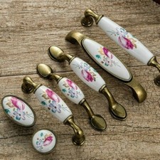 Keramik Tür Schrank Griff Tulpe Stück Schublade Schrank Möbel Knöpfe Hardware