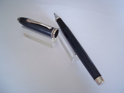 Stylo Roller Cross Townsend Laque Bleu Quartz - Modèle Prestige A32 - Occasion Bon état