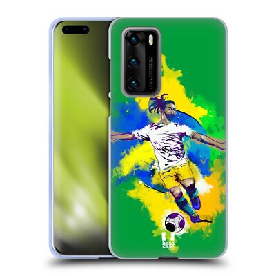 HEAD CASE DESIGNS FOOTBALL SPLASH SOFT GEL CASE FOR HUAWEI PHONES 4