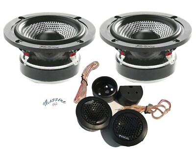 FOCAL ACCESS KIT 4 MID RANGE SPEAKERS + TWEETER TW TN43 FROM KIT 165AS3 SPEAKER