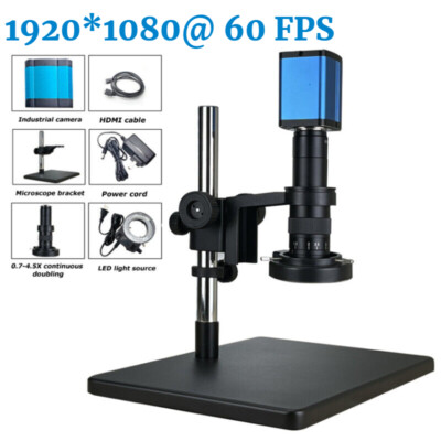 1080P Laboratory High-precision Industry Microscope Camera USB HDMI Digital Tool