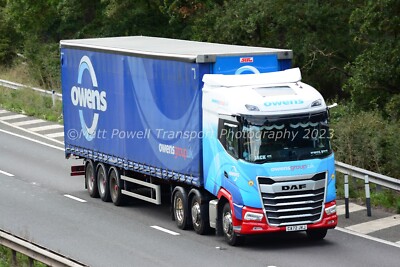 LKW Foto 12x8 - DAF XF NGD - Owens Group - CA72 JVJ