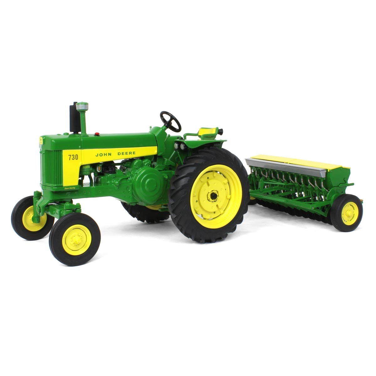 LP77315 1/16 Широкая фронтальная сеялка John Deere 730 с зерносушилкой, ERTL Prestige 45790