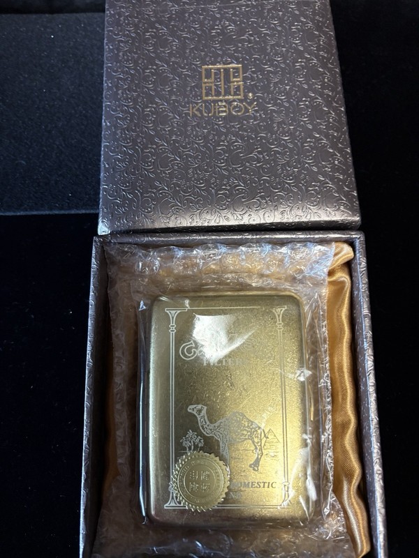 Kuboy Camel Gold Cigarette Case NEW