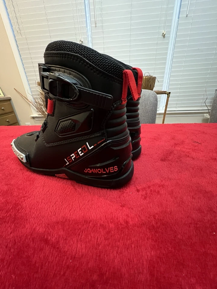 Hombres Aire Libre Ciclismo Motocicleta Zapatos Baja Transpirables Botas de Motocicleta Talla 8 Foto 3 de 4