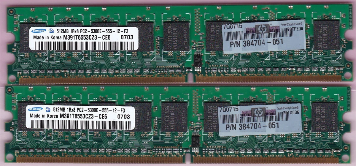 PC2-5300 DDR2-667 512MB Computer RAM for sale | eBay